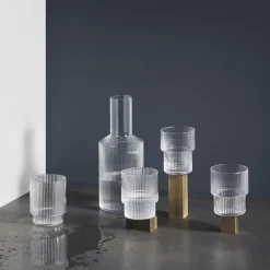 Ripple carafe, clear