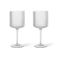 Ripple red wine glass 32,5 cl 2-pack, Clear
