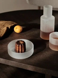 Ripple small carafe set, Frosted