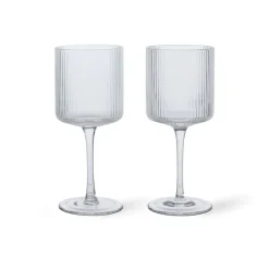 Ripple white wine glass 26 cl 2-pack, Clear