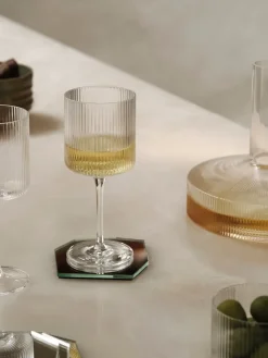 Ripple white wine glass 26 cl 2-pack, Clear