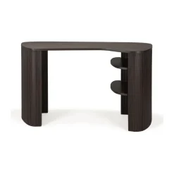Roller Max desk, Dark brown mahogany