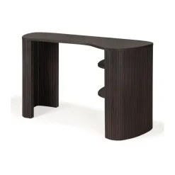 Roller Max desk, Dark brown mahogany