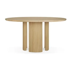 Roller Max mat table, Oak, Ø150 cm