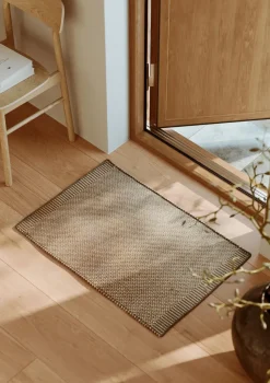 Rombo doormat, Brown, 60x90 cm