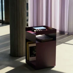 Rotate SC73 serving trolley, Dark plum