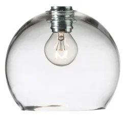 Rowan ceiling lamp 15.5 cm spare glass, clear