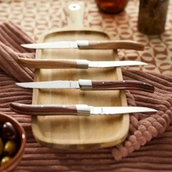 Royal Steak grill knife 4-pack, Natural in wooden box