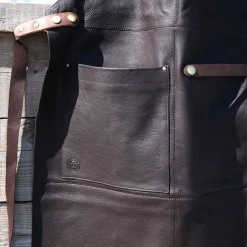 Ørskov Gourmet leather apron, Chocolate
