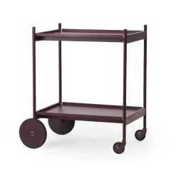 Rul serving cart, Wine red