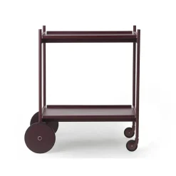 Rul serving cart, Wine red