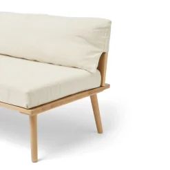 Saga blonde sofa, Beech