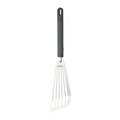 Saira Spatula 33x8.5x1.8 cm, Stainless steel–silicone handle gray