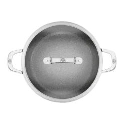 Salina Ceramic Granite serving pan with glass lid, 28 cm