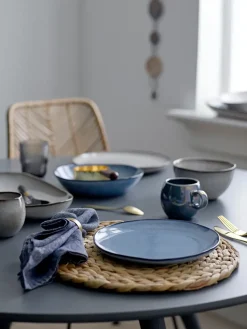 Sandrine Dinnerware Set 12 Pieces, Blue
