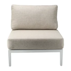 Santander modul sofa center module, White-beige