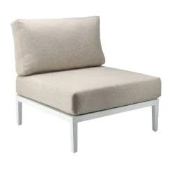 Santander modul sofa center module, White-beige