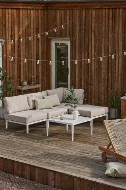 Santander modul sofa center module, White-beige