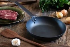 Satake carbon steel frying pan 3mm, 24 cm