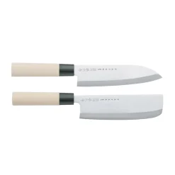 Satake Houcho knife set santoku & nakiri, 2 pieces