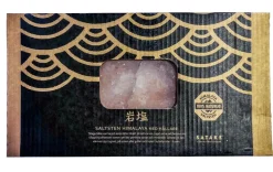 Satake salt stone with holder, 100% Himalayan salt