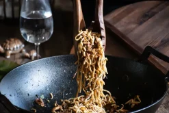 Satake spaghetti ladle 33.5 cm, Walnut