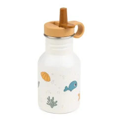 Sea friends stainless steel bottle 35 cl, Beige