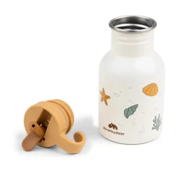 Sea friends stainless steel bottle 35 cl, Beige