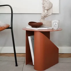 Sentrum side table, Burnt orange