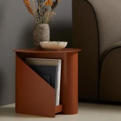 Sentrum side table, Burnt orange