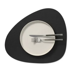 Serene placemat curve M, Black