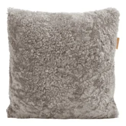 Shepherd Lina sheep skin cushion 40 x 40 cm, stone