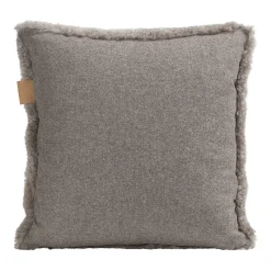 Shepherd Lina sheep skin cushion 40 x 40 cm, stone