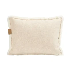 Shepherd Lina sheep skin cushion 40 x 30 cm, creme