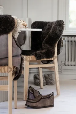 Shepherd sheepskin Ella, dark brown
