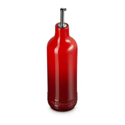Signature stoneware oil bottle 0.6 L, Cerise