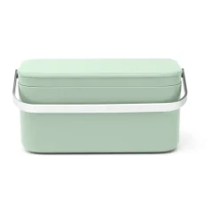 Sinkside food waste bin 13x22 cm, Jade green