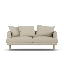 Sjövik sofa, Bern Beige 0341-white-oiled oak, 2,5-seater