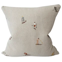 Skiers pillowcase 48x48 cm, Nature