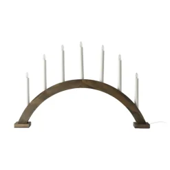 Sky advent candle bow 41 cm, Dark oil