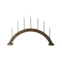 Sky advent candle bow 41 cm, Dark oil
