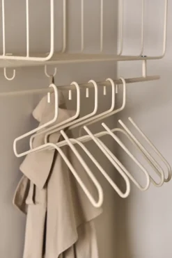 Smooth hanger 5-pack, Beige