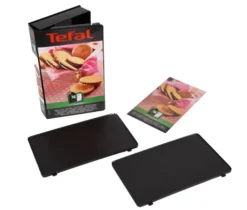 Snack Collection cracker plates for sandwich grill, Black