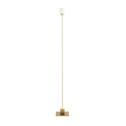 Snowball floor lamp 117 cm, Brass