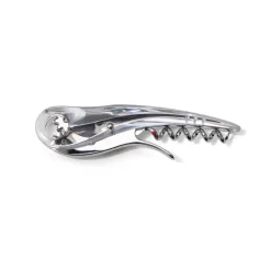 Soft machine crystal wine opener, Silver