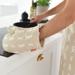 Solstickan oven glove 22x30 cm, Sand