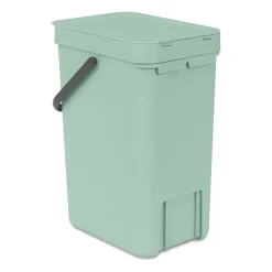 Sort & Go waste bin 12 l., Jade green