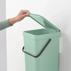 Sort & Go waste bin 12 l., Jade green