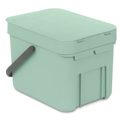 Sort & Go waste bin 6 l., Jade green