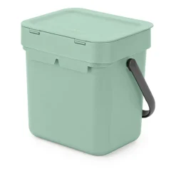 Sort & Go waste bin 3 L, Jade green